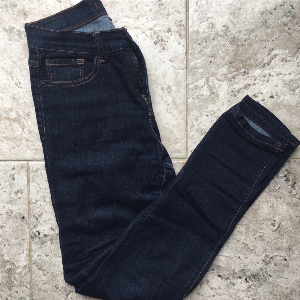 High rise Dark blue jeans